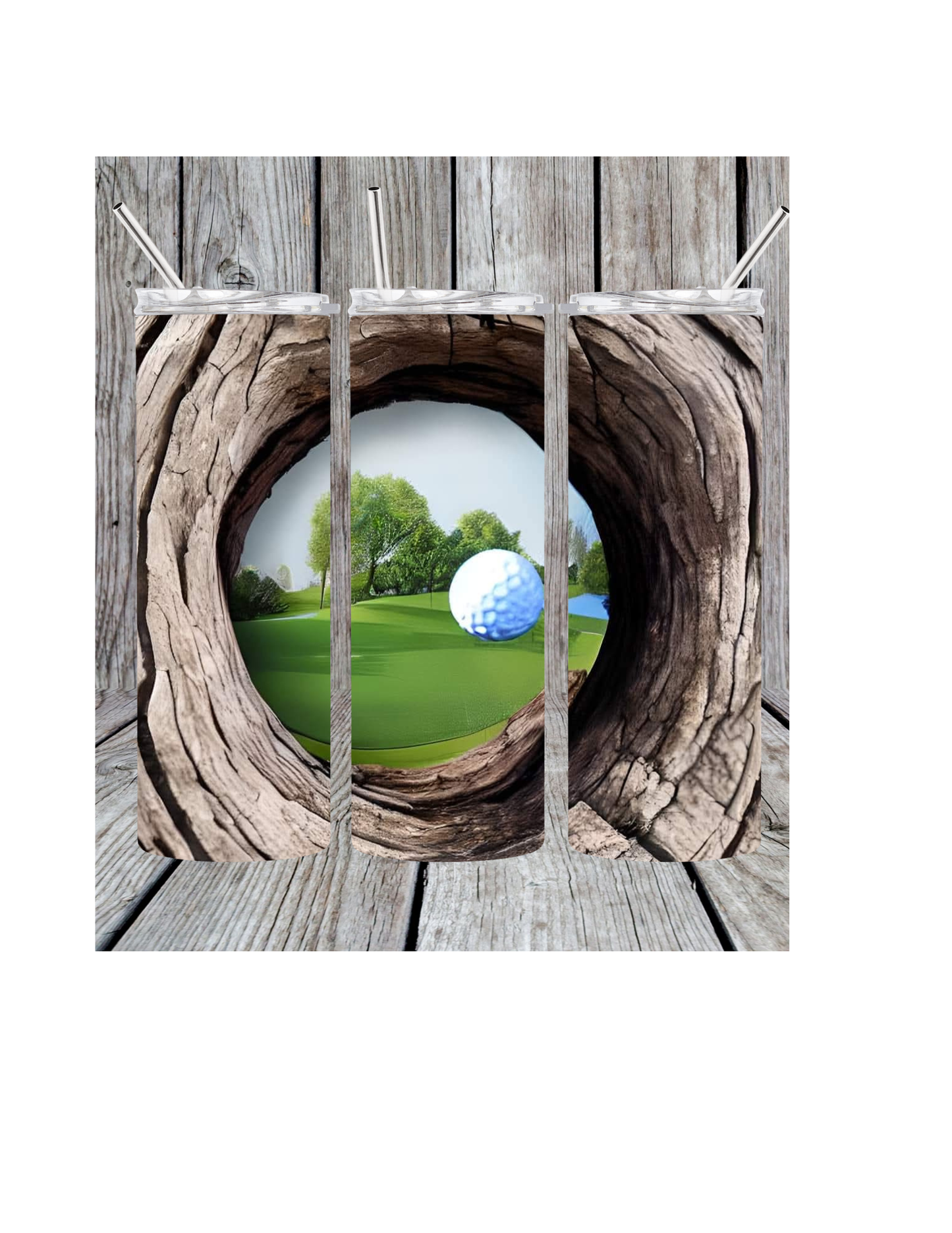 Golfball termokopp i rustfritt stål