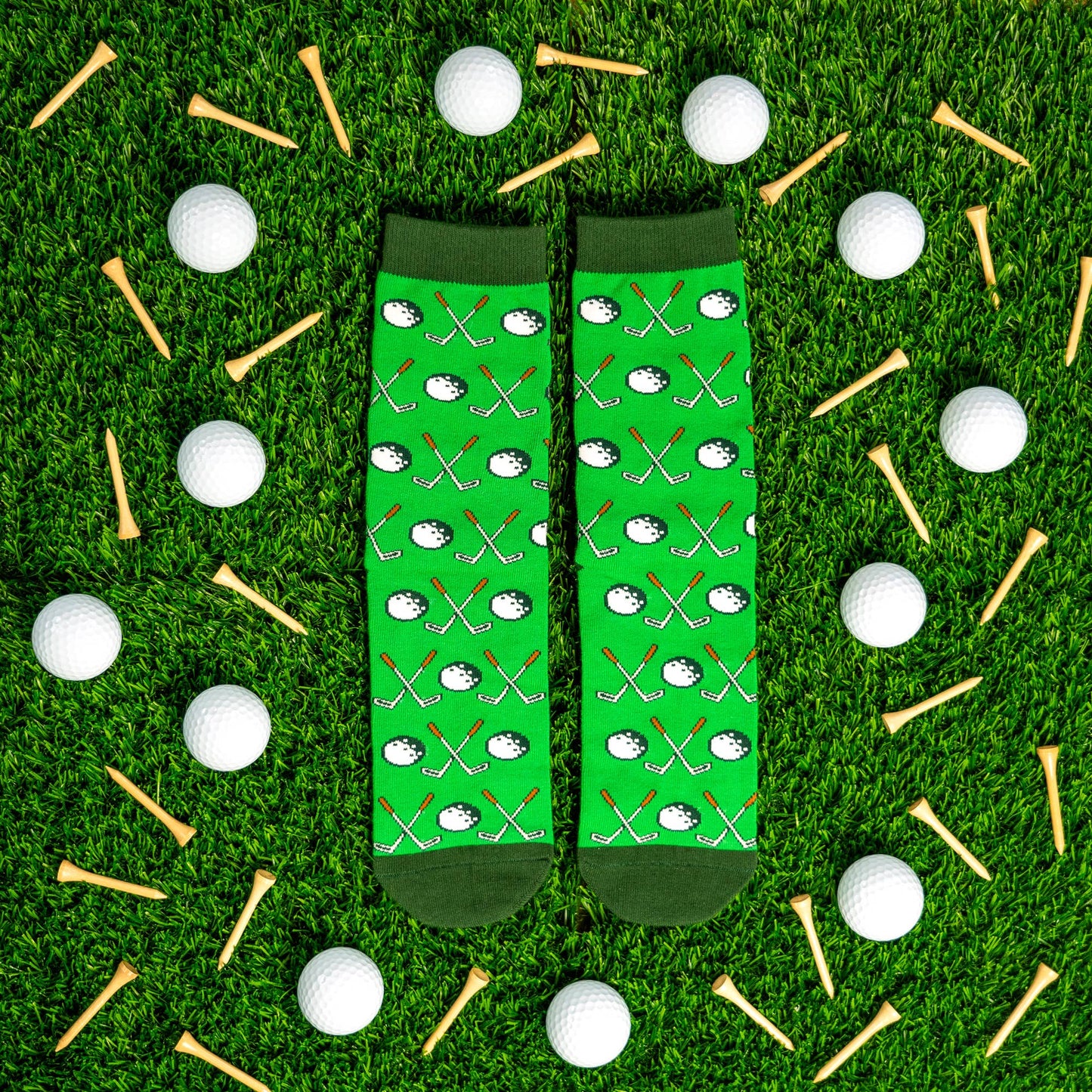 Født til å spille golf, tvunget til å jobbe – sokker