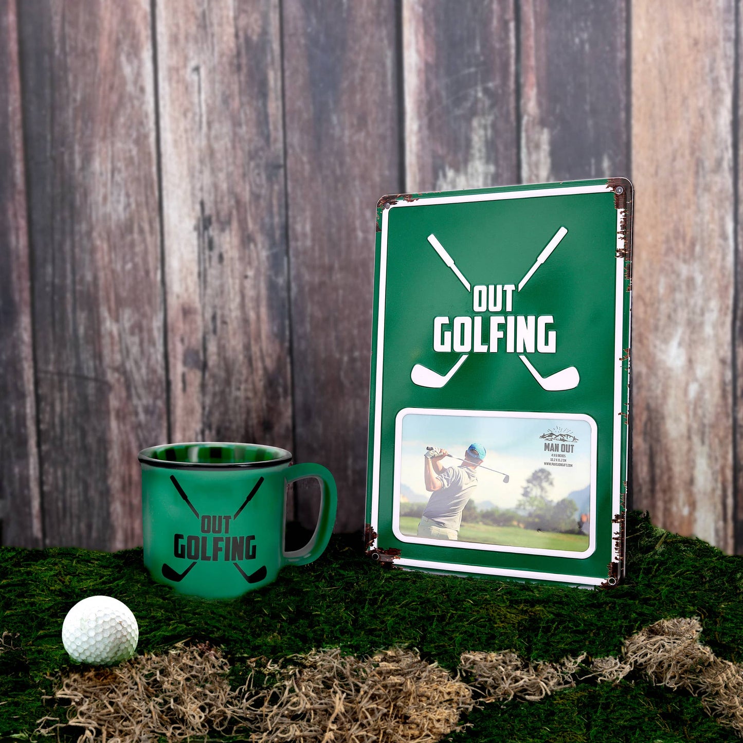 Fotoramme med golfmotiv – passer 10 x 15 cm bild