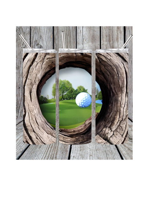 Golfball termokopp i rustfritt stål