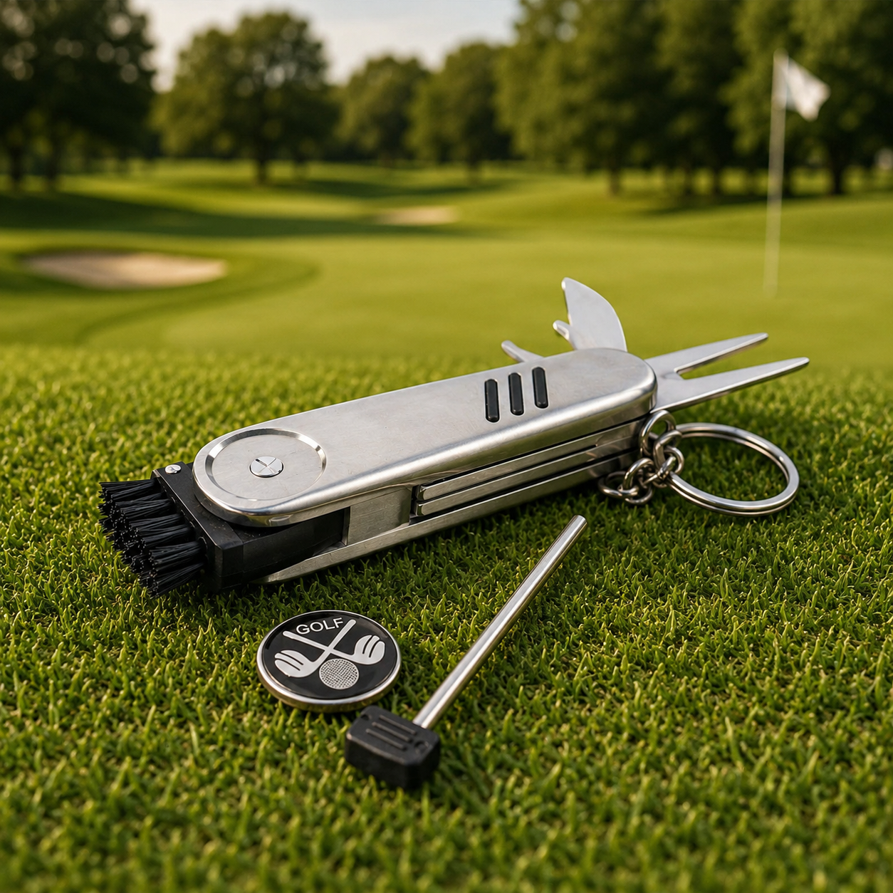 Golf multiverktøy i gaveeske