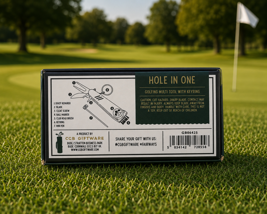 Golf multiverktøy i gaveeske