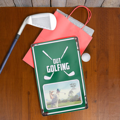 Fotoramme med golfmotiv – passer 10 x 15 cm bild